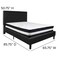Flash Furniture Roxbury Queen Platform Bed Set, Black SL-BM-23-GG - alternate 2